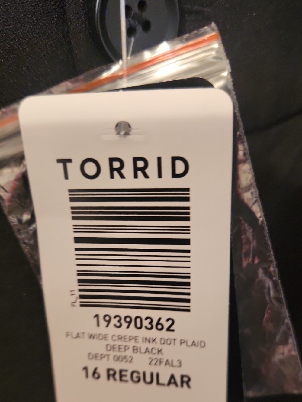 torrid Black Wide Leg Pants - Picture 5 of 5